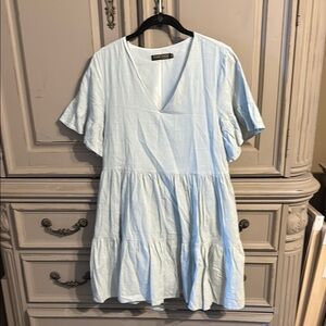 Universal Thread Blue Tiered Ruffled Sundress